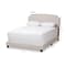Baxton Studio Odette Modern Light Beige Upholstered King Size Bed 146-8247 - alternate 3